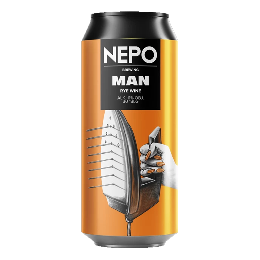 Piwo Nepomucen Man Rye Wine 11% 500 ml puszka