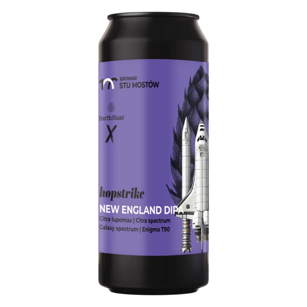 Piwo Stu Mostów Hopstrike - New England DIPA 8% 440 ml Puszka