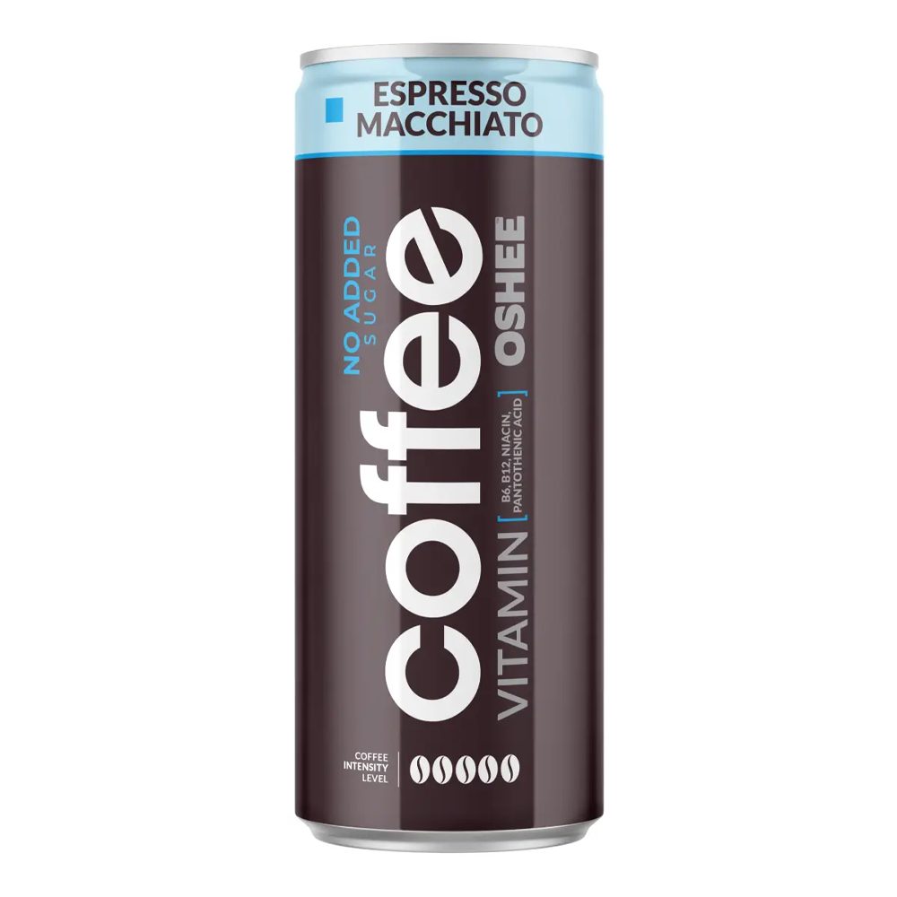 Napój Oshee Vitamin Coffee Espresso Macchiato Zero 250 ml puszka