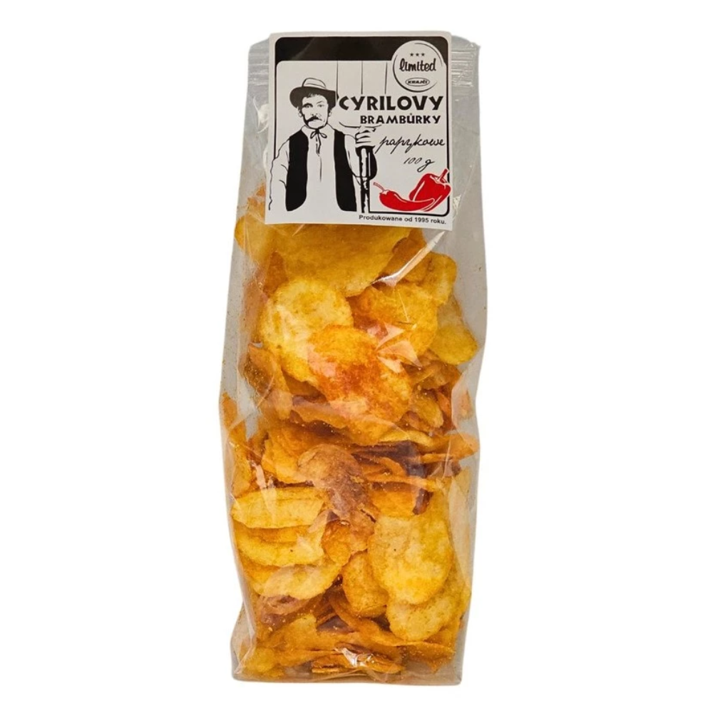 Chipsy Krajci Cyrilovy Bramburky Paprykowe 100 g