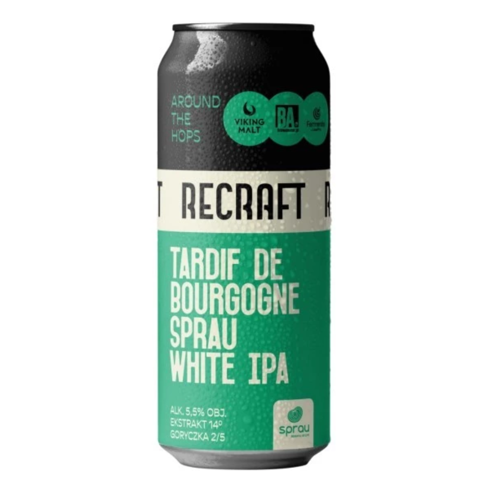 Piwo ReCraft Tardif de Bourgogne Sprau White IPA 5,5% 500 ml Puszka