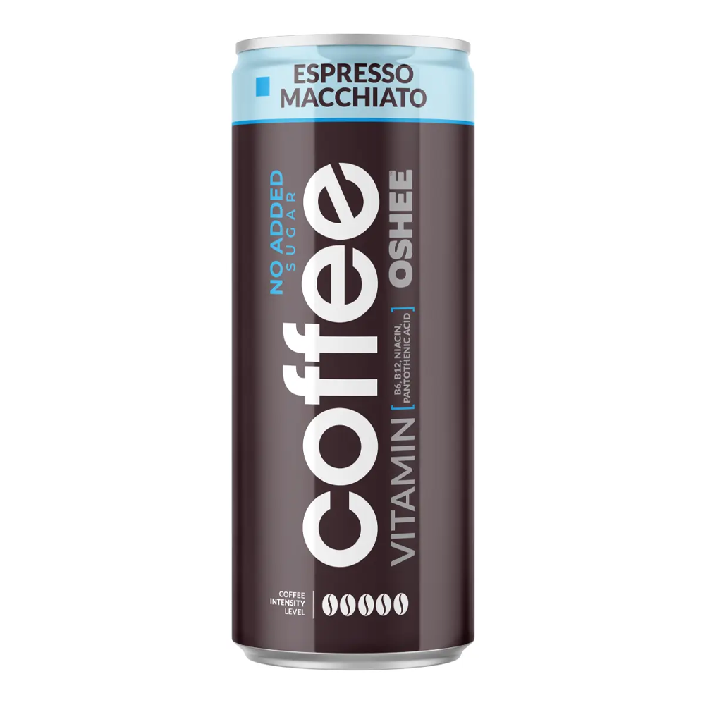 Napój Oshee Coffee Espresso Mac Zero Low 250 ml puszka