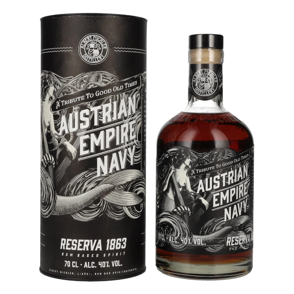 Rum Austrian Empire Navy Reserva 1863 40% 700 ml tuba