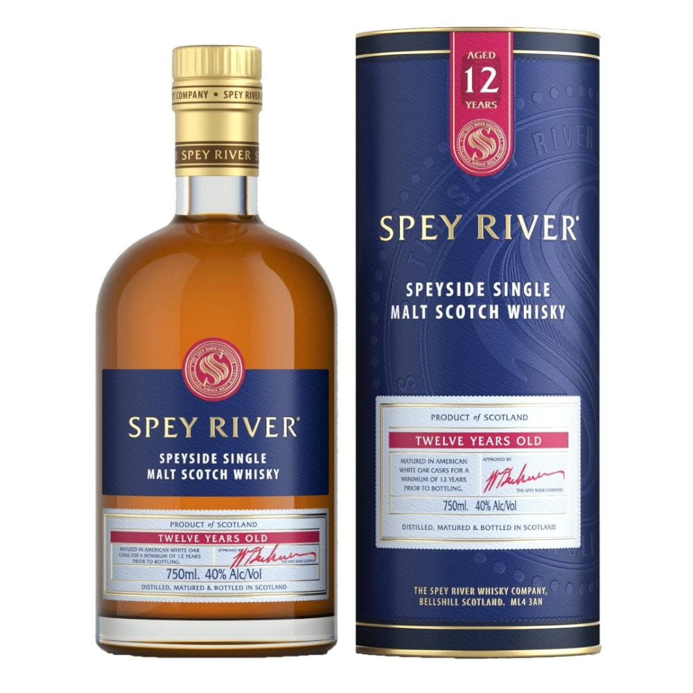 Whisky Spey River 12 YO Grantham 40% 750 ml tuba
