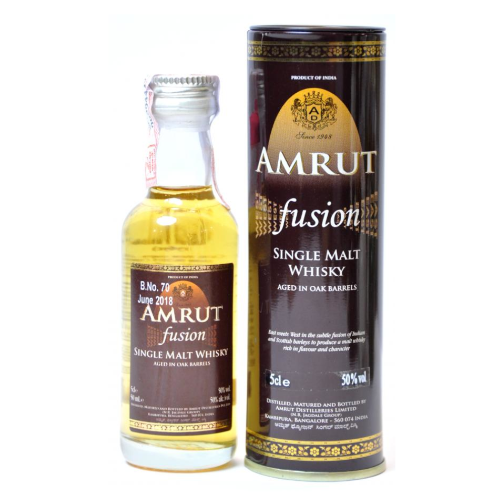 Whisky Amrut Indian Single Malt 50% 50 ml tuba