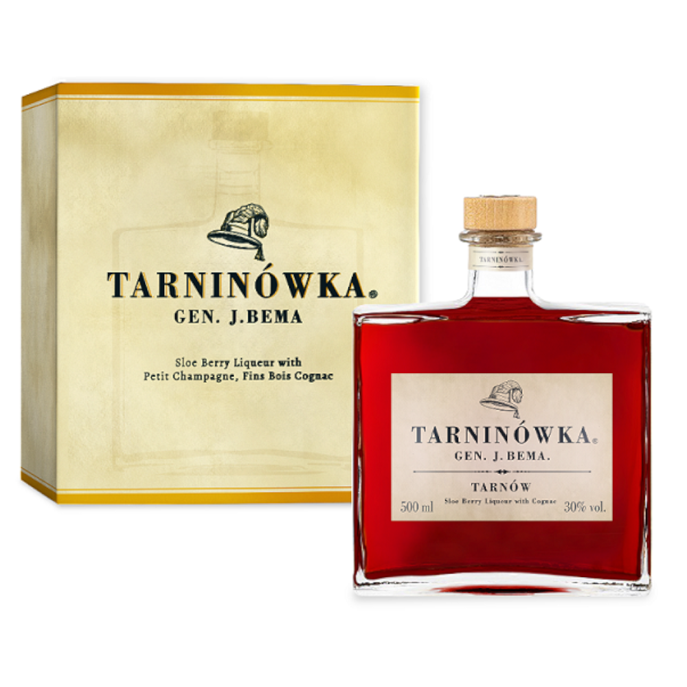 Brandy Tarninówka Gen. J. Bema Karafka 30% 500 ml kartonik