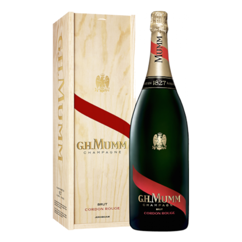 Szampan G.H. Mumm Cordon Rouge 12% białe wytrawne 3000 ml kartonik