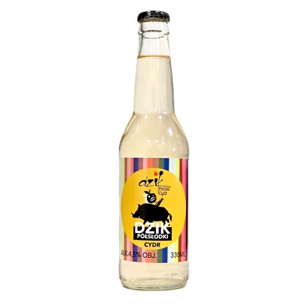 Cydr Dzik Polski 4,5% 330 ml