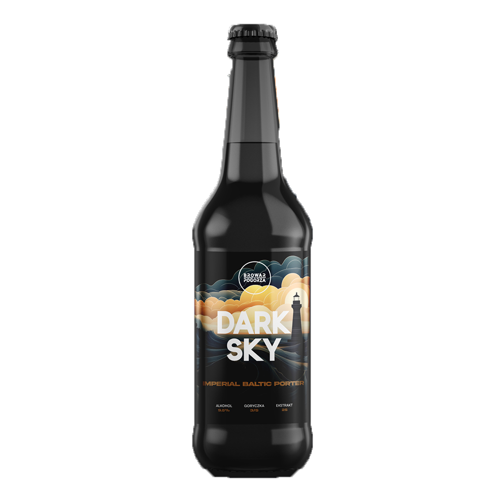 Piwo Browar Pogórza Dark Sky Imperial Baltic Porter 9,5% 500 ml