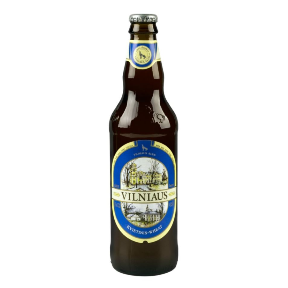 Piwo Vilniaus Pszeniczne 5% 500 ml