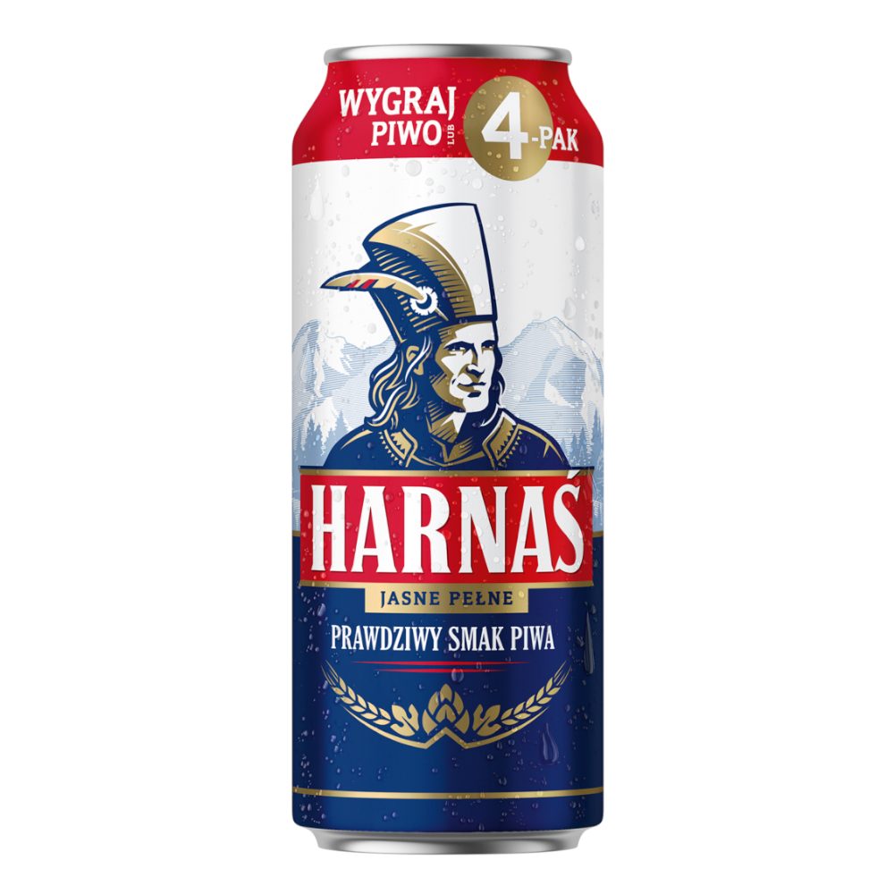Piwo Harnaś Jasne Pełne 6% 500 ml Puszka