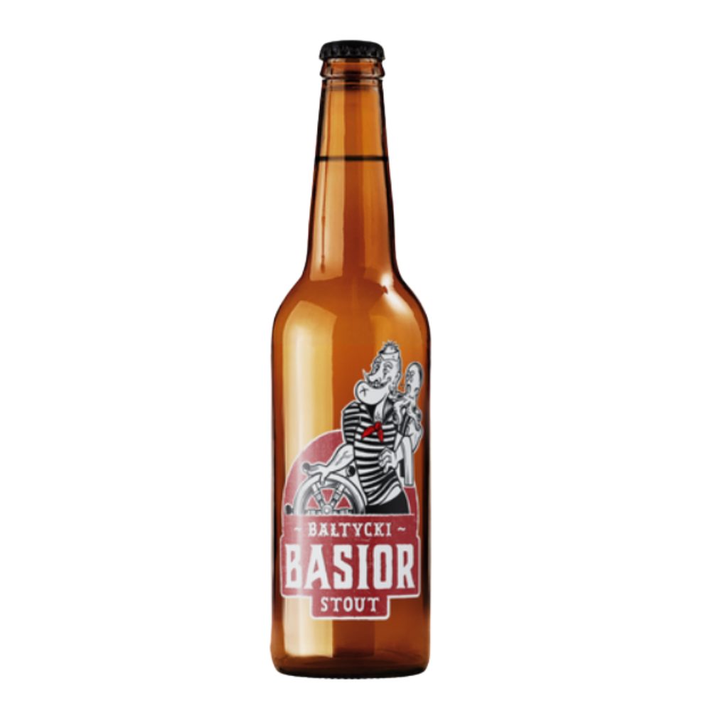Piwo AleBrowar Bałtycki Basior Stout 4,8% 500 ml