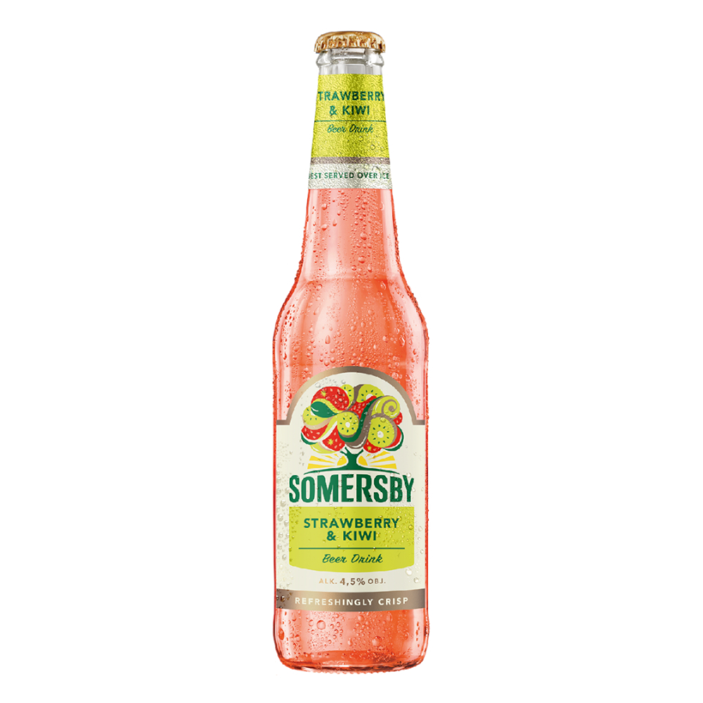 Piwo Somersby Strawberry & Kiwi 4,5% 400 ml