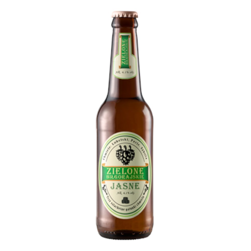 Piwo Zielone Biłgorajskie Jasne 6,1% 500 ml
