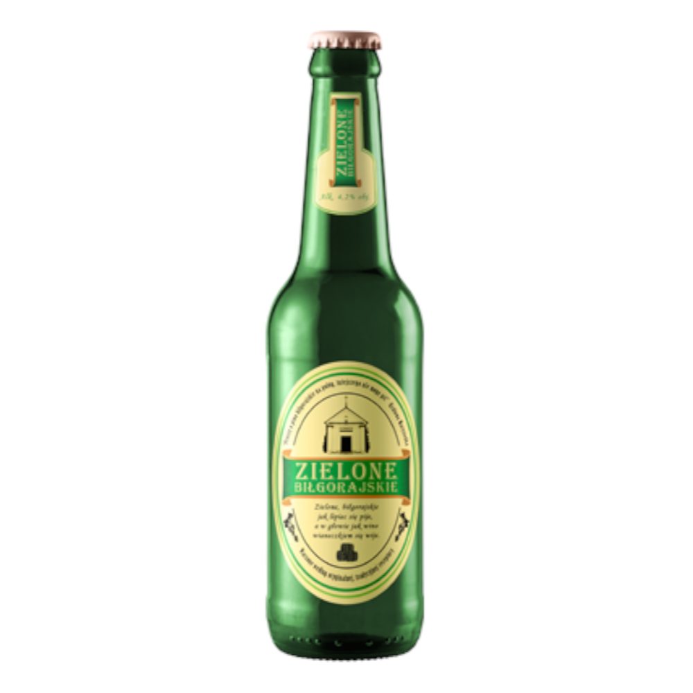 Piwo Biłgorajskie Zielone 4,2% 500 ml