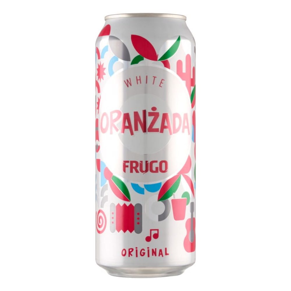 Napój gazowany Frugo Oranżada Biały o smaku wieloowocowym 500 ml