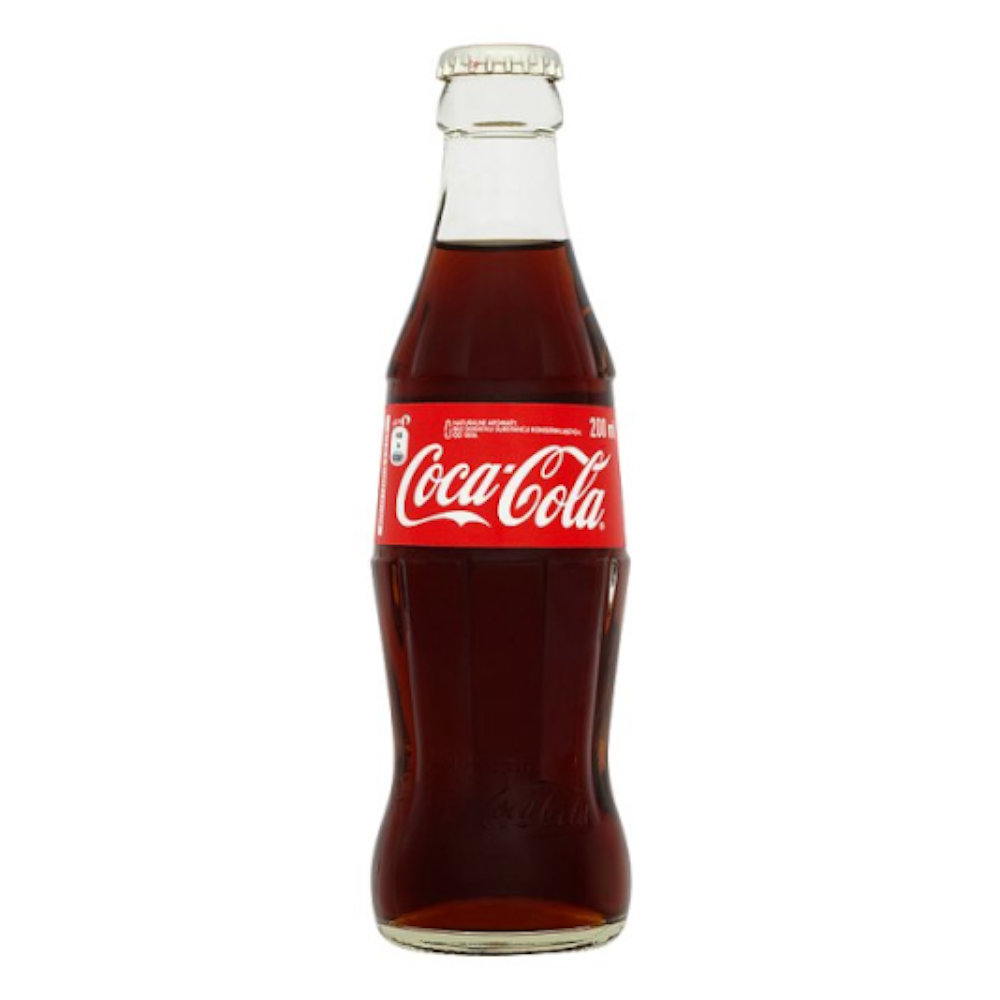 Napój Coca-Cola Szklana Butelka 200 ml