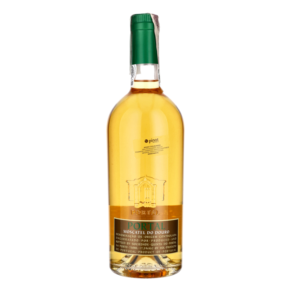 Wino Moscatel Portal Branco 17,5% białe słodkie 750 ml Kartonik
