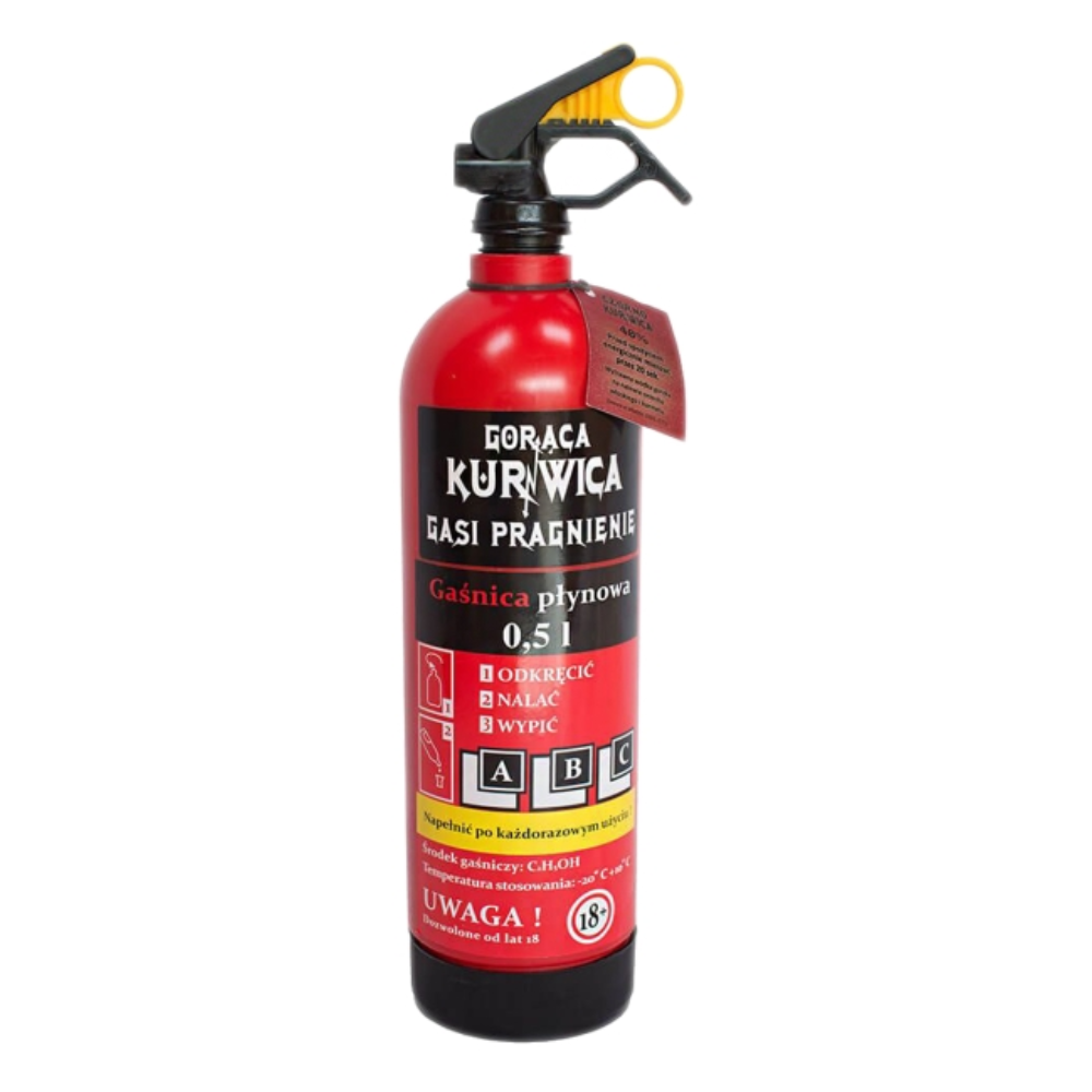 Wódka Kurnwica Czorno Rubin Gaśnica 40% 500 ml