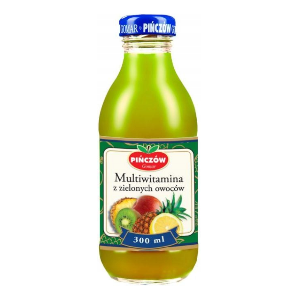 Gomar Pińczów Sok Zielone Owoce Multiwitamina 100% 300 ml