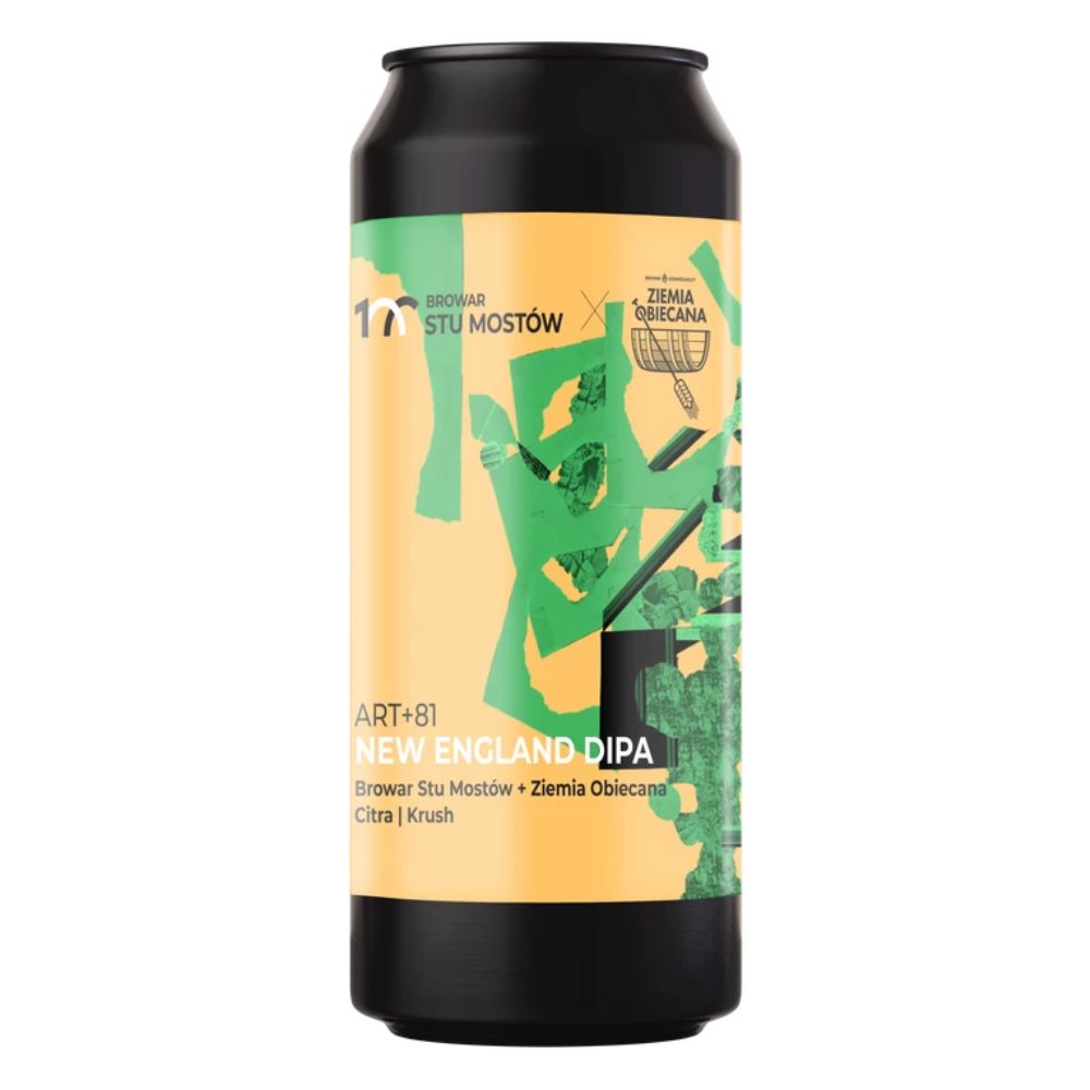 Piwo Stu Mostów ART+81 Ziemia Obiecana New England DIPA 8% 440 ml Puszka