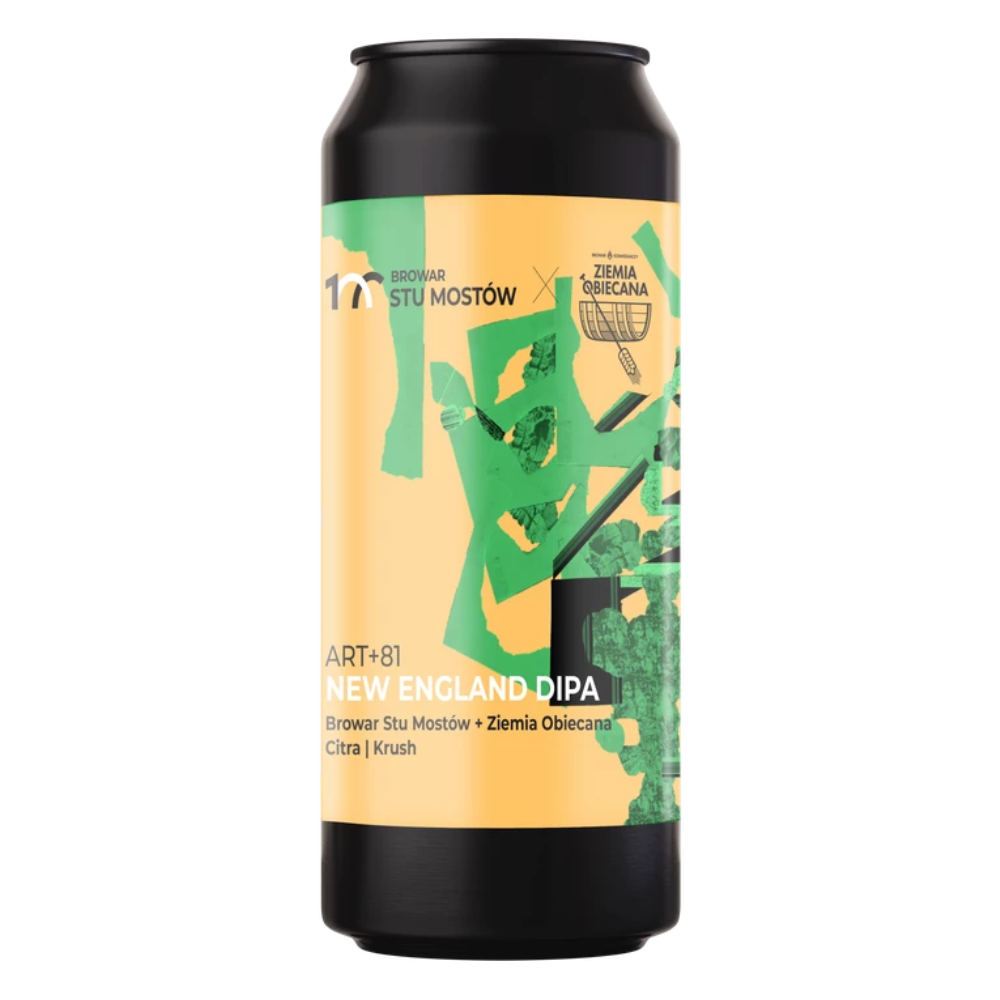 Piwo Stu Mostów ART+81 Ziemia Obiecana New England DIPA 8% 440 ml Puszka