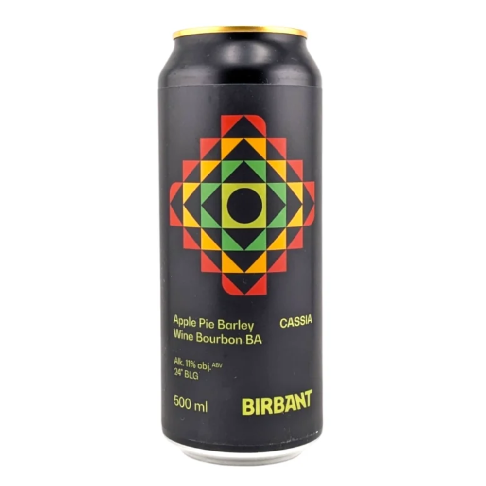 Piwo Birbant Cassia - Apple Pie Barley Wine Bourbon BA 11% 500 ml Puszka
