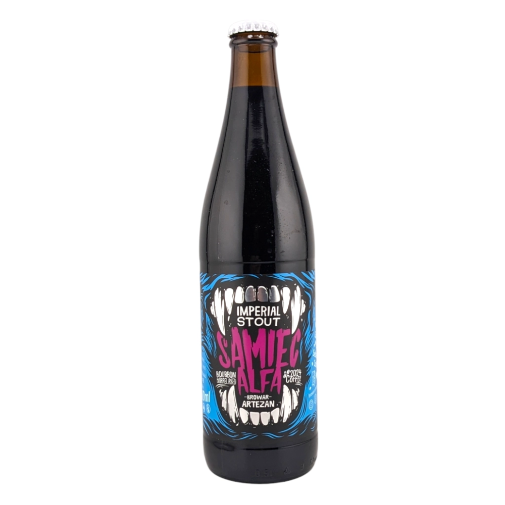 Piwo Artezan Samiec Alfa 2024 - Imperialny Stout Bourbon Barrel Aged 13% 500 ml