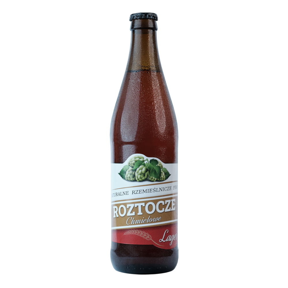 Piwo Roztocze Chmielowe Lager 4,9% 500 ml