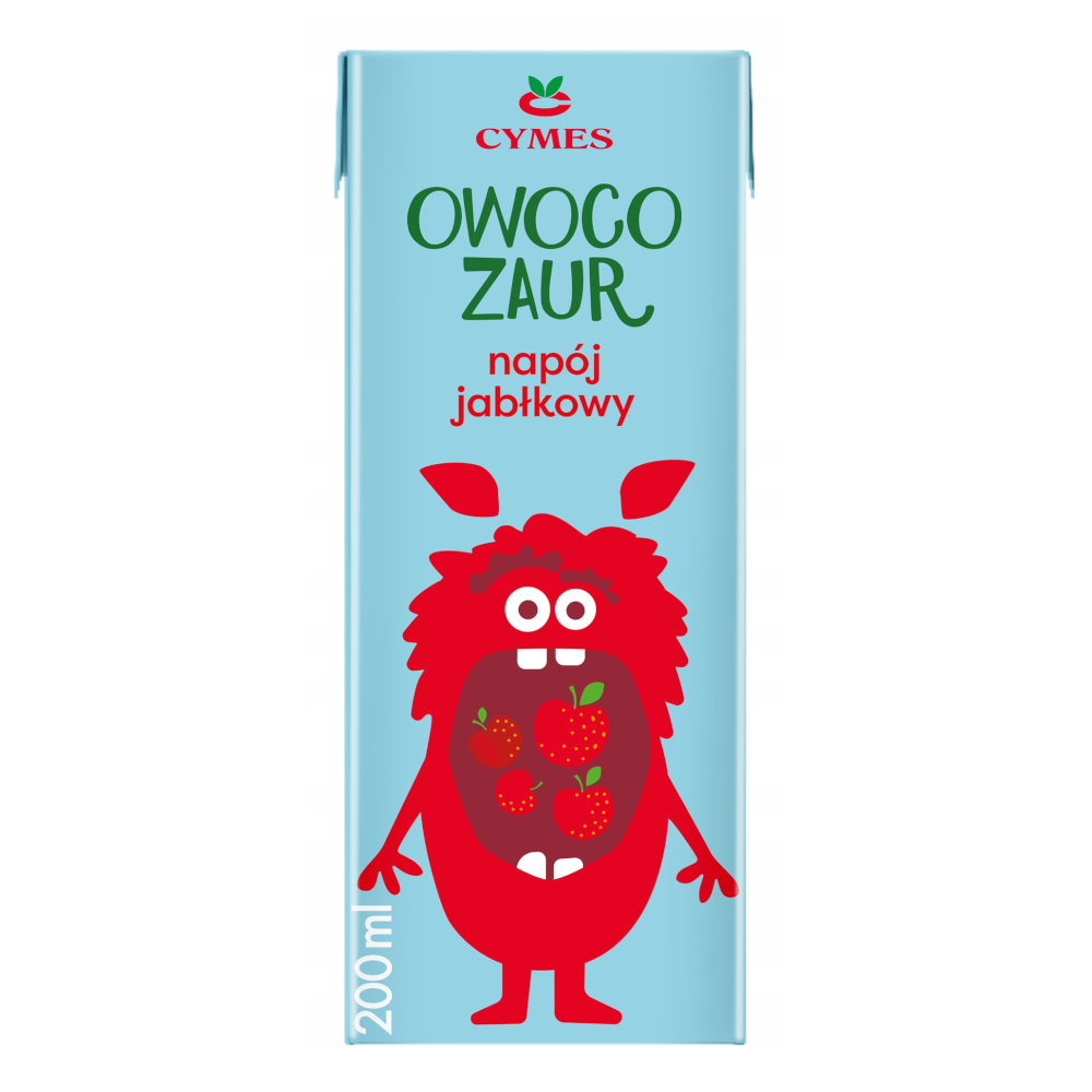 Napój Cymes Owocozaur jabłkowy kartonik 200 ml