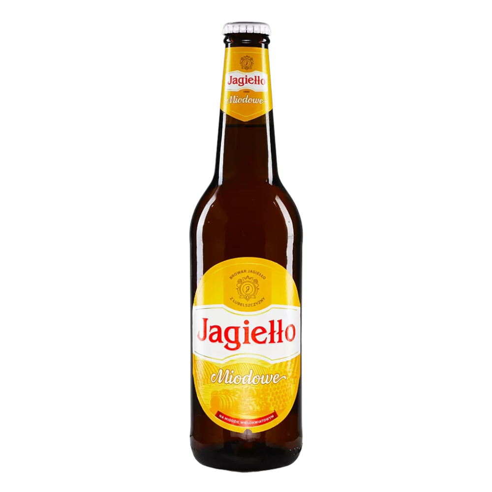 Piwo Jagiełło Miodowe 5% 500 ml