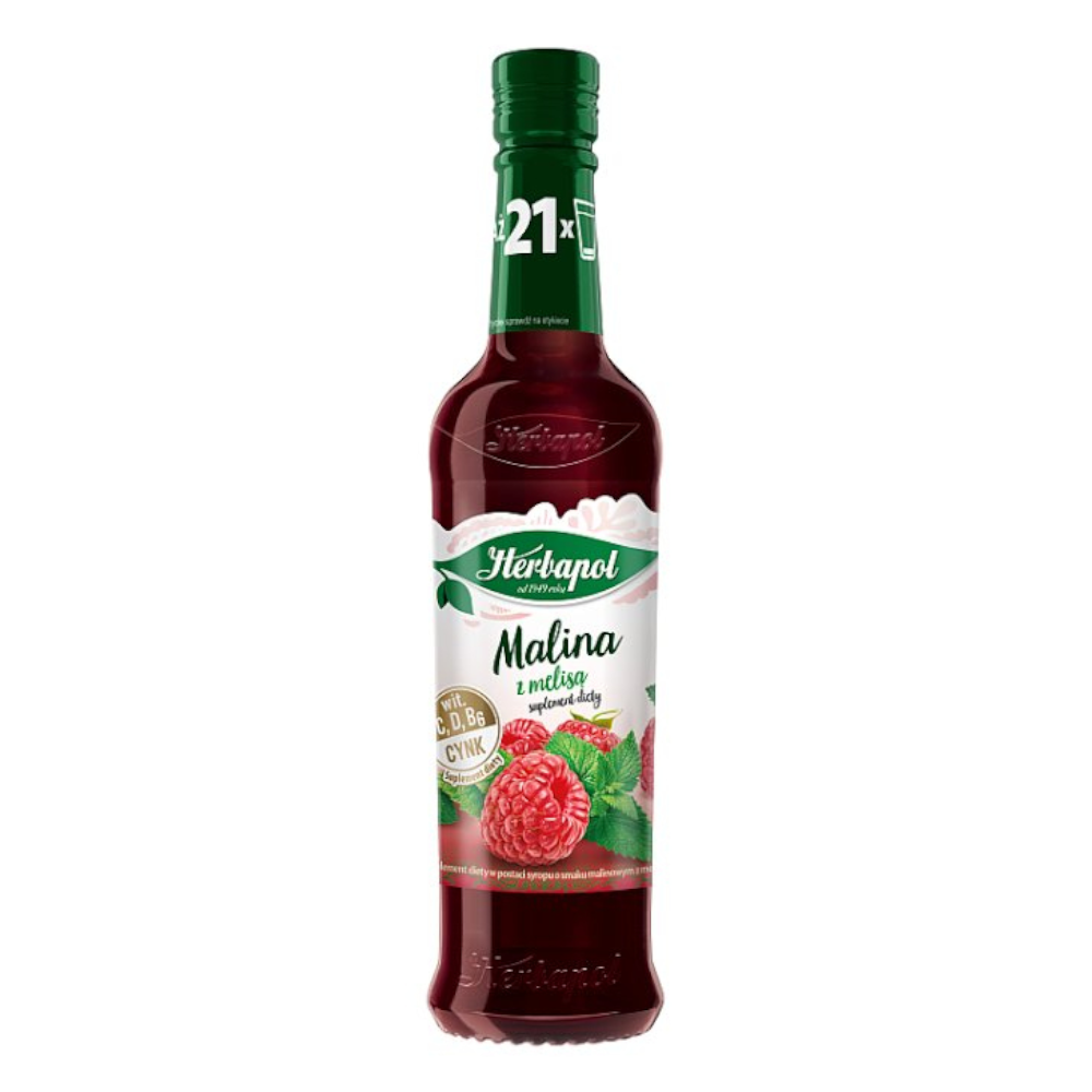 Syrop Herbapol Malina z Melisą 420 ml