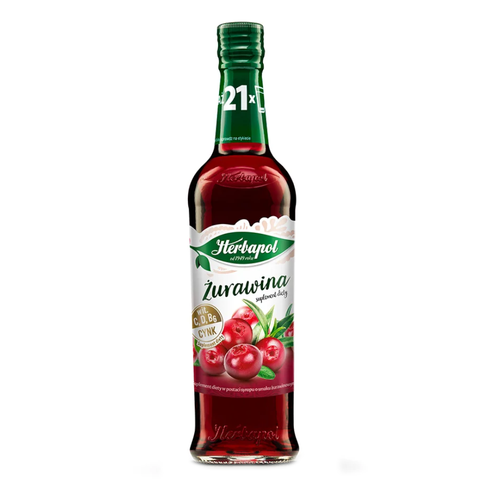 Syrop Herbapol Żurawina 420 ml