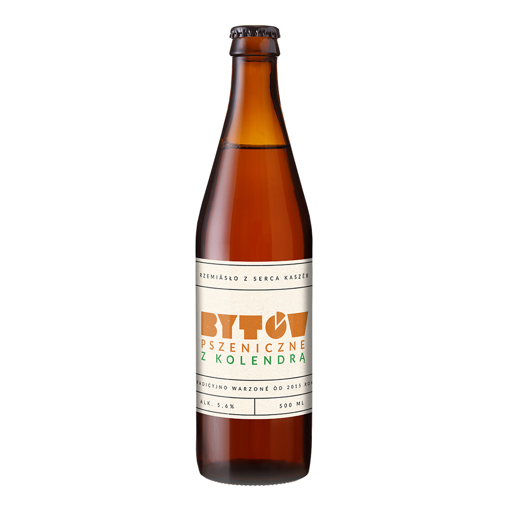 Piwo Bytów Pszeniczne Z Kolendrą 5,6% 500 ml