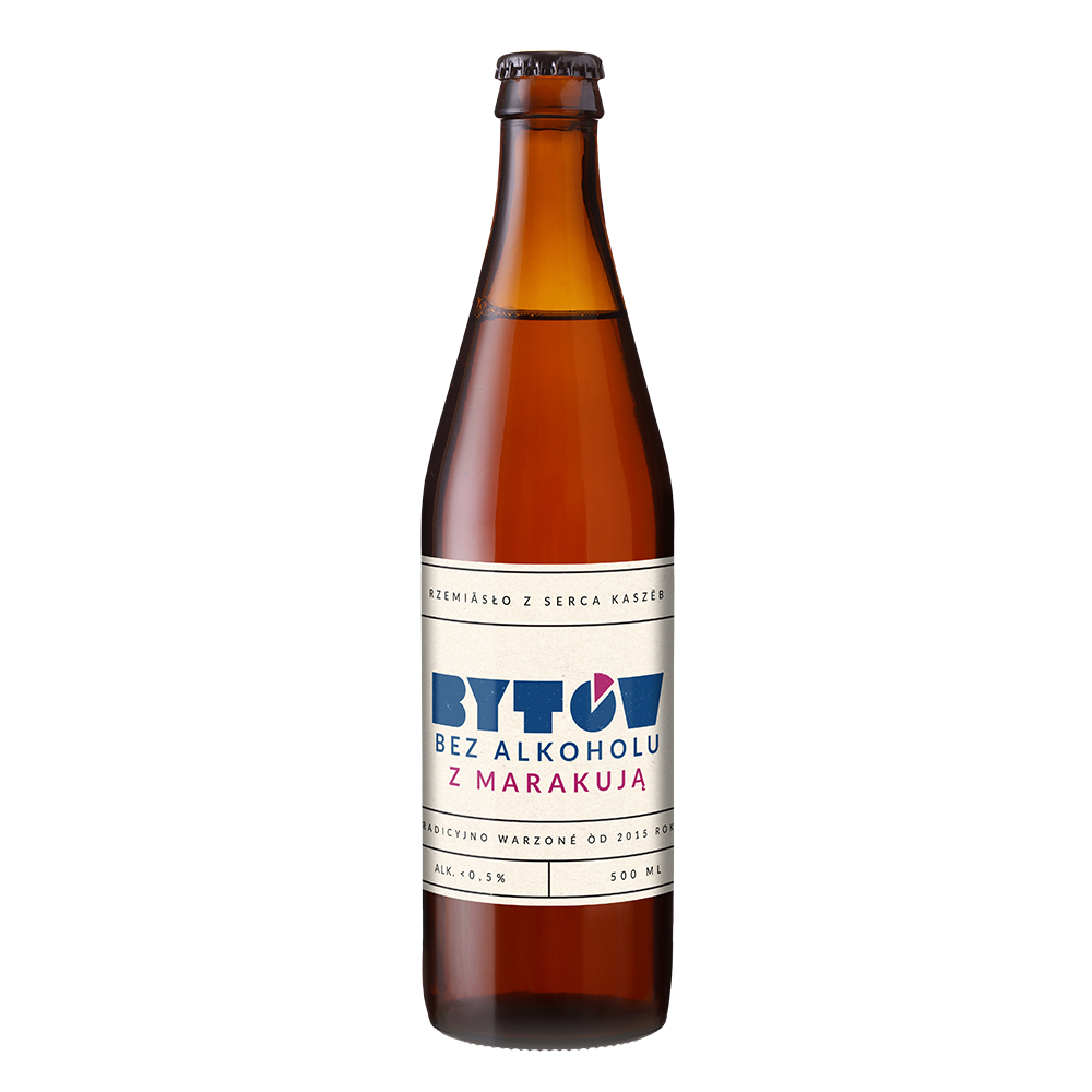 Piwo Bytów Bezalkoholowe Z Marakują Bytów 0% 500 ml