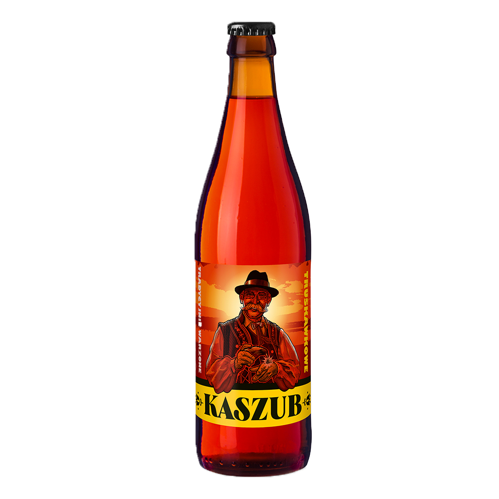 Piwo Kaszub Truskawkowy 4,5% 500 ml