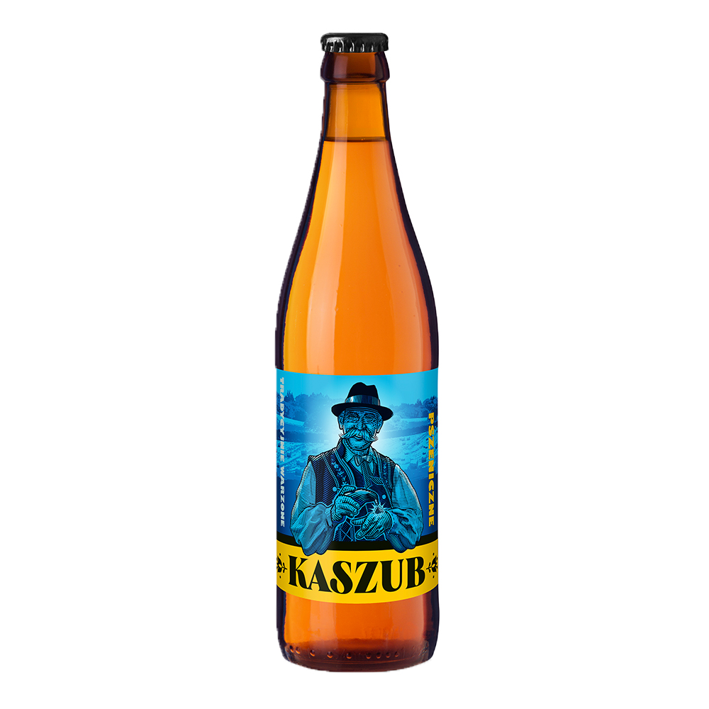 Piwo Kaszub Pszeniczny 5,2% 500 ml