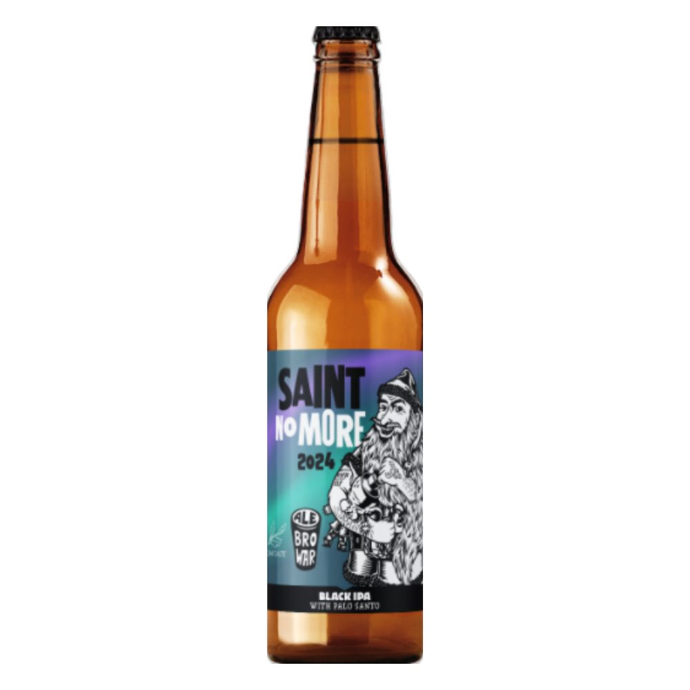 Piwo AleBrowar Saint No More 2024 - Black IPA with Palo Santo 5,8% 500 ml
