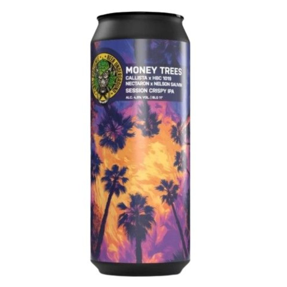 Piwo Piwne Podziemie Money Trees - Session Crispy IPA 4,9% 500 ml Puszka