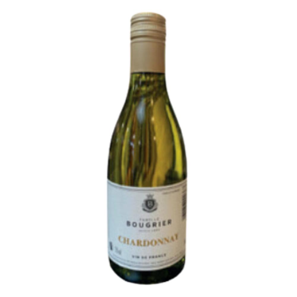 Wino Bougrier Chardonnay 13% białe wytrawne 250 ml