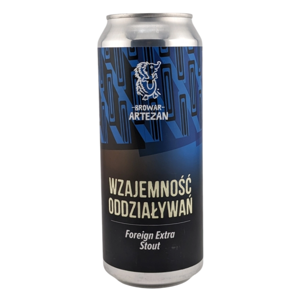 Piwo Artezan Wzajemność Oddziaływań - Foreign Extra Stout 7,5% 500 ml Puszka