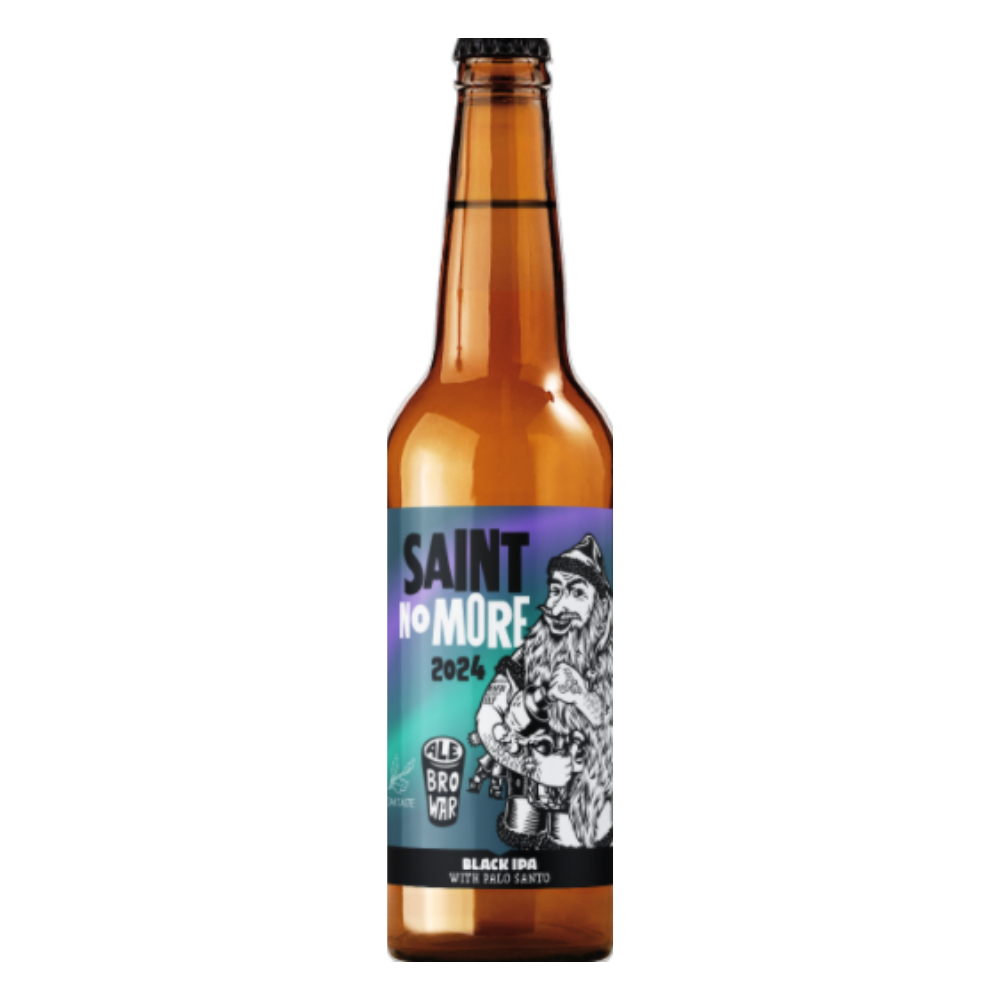 Piwo AleBrowar Saint No More 2024 - Black IPA with Palo Santo 5,8% 500 ml
