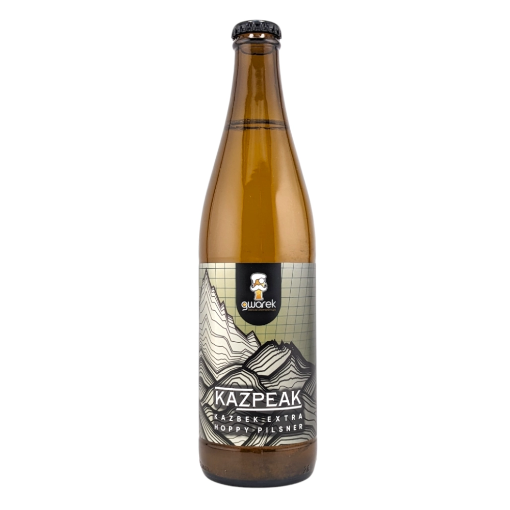 Piwo Gwarek Kazpeak - Kazbek Extra Hoppy Pilsner 5% 500 ml