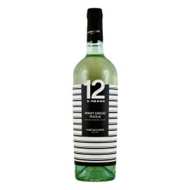 Wino Varvaglione 12e Mezzo Pinot Grigio di Puglia 12,5% białe wytrawne 750 ml