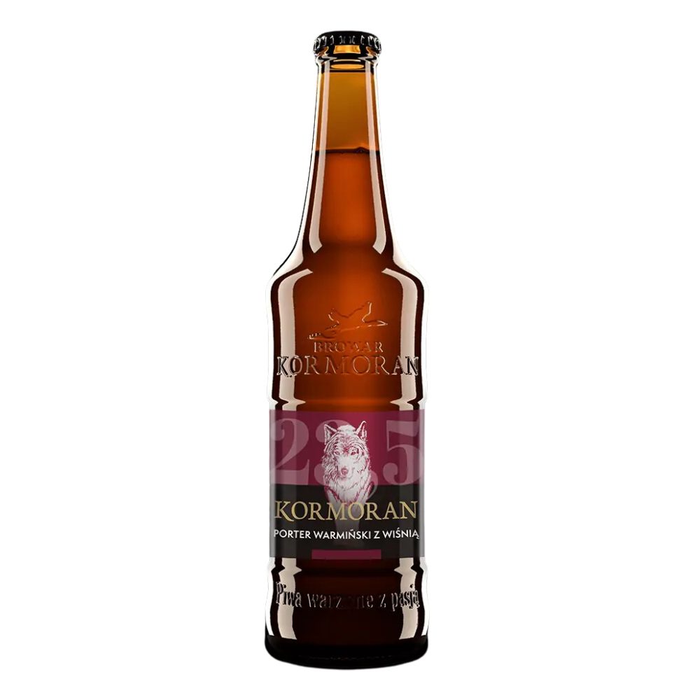 Piwo Kormoran Porter Warmiński z Wiśnią 8,5% 500 ml