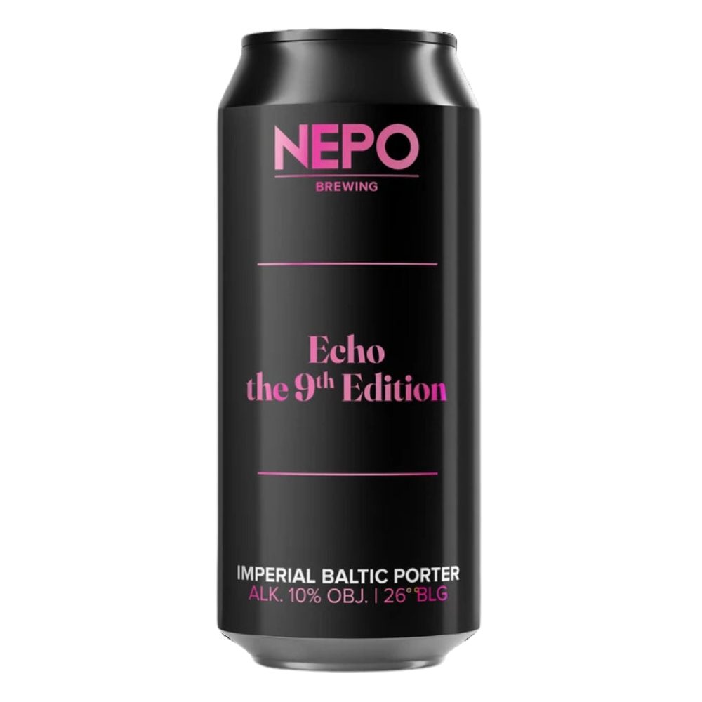 Piwo Nepomucen Echo the 9th Edition - Imperial Baltic Porter 10% 500 ml Puszka