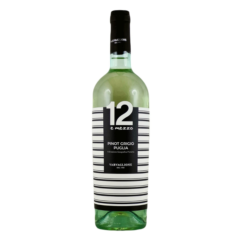 Wino Varvaglione 12e Mezzo Pinot Grigio di Puglia 12,5% białe wytrawne 750 ml