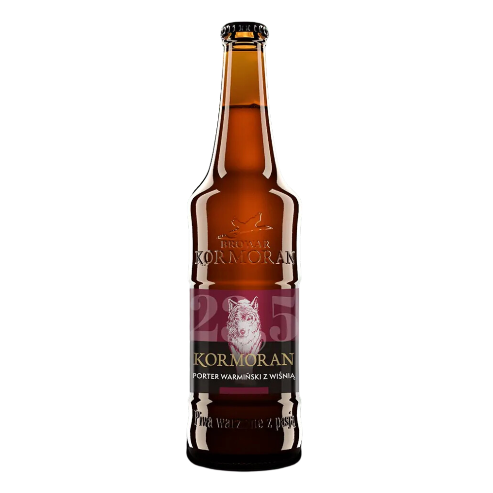 Piwo Kormoran Porter Warmiński z Wiśnią 8,5% 500 ml