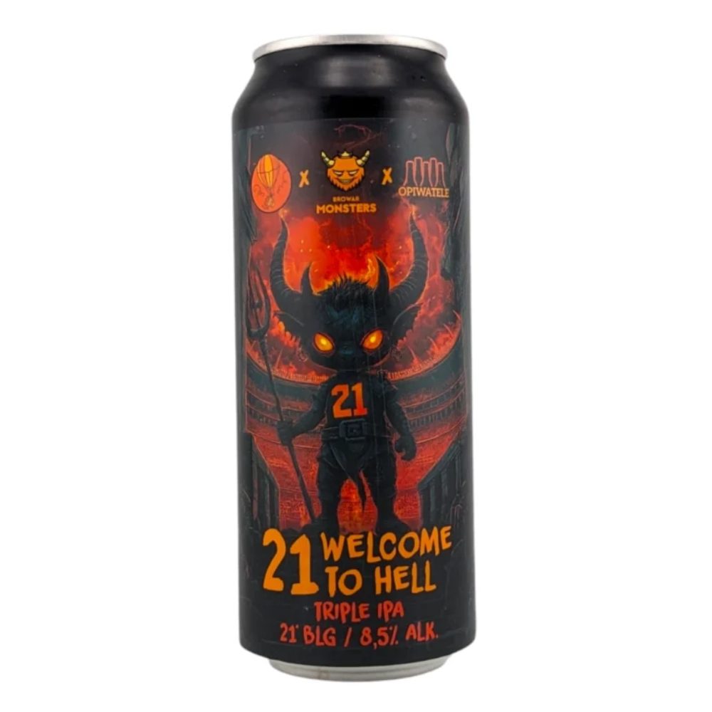 Piwo Monsters 21: Welcome to Hell - Triple Ipa 8,5% 500 ml Puszka
