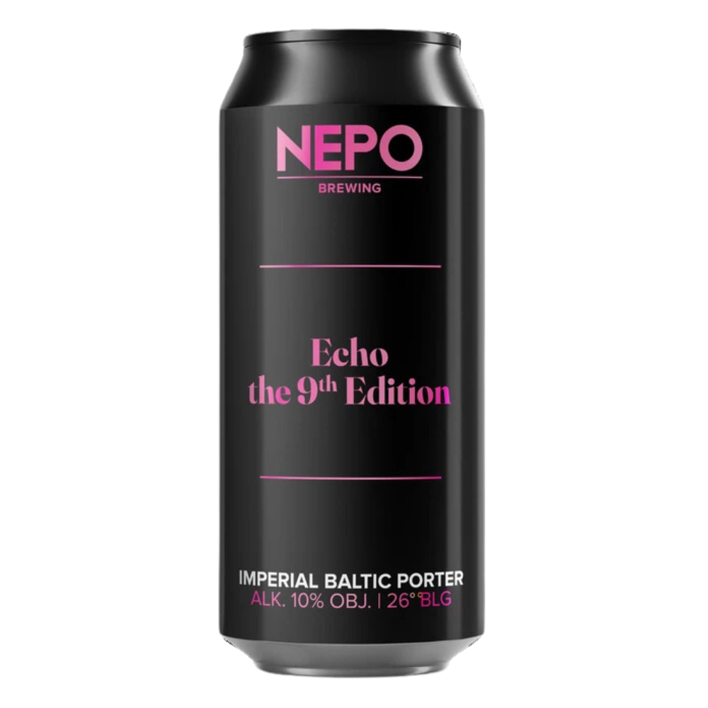 Piwo Nepomucen Echo the 9th Edition - Imperial Baltic Porter 10% 500 ml Puszka